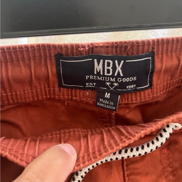 Red MBX Drawstring Shorts - Picture 3 of 4